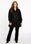 Tunic wide bottom paillet - Schwarz