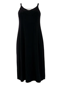 Spaghettikleid mit V-Ausschnitt DOLCEDress spaghetti V DOLCE - black - #4