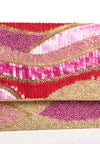 Clutch mit Rosa und GoldClutch Pink - pink - #5