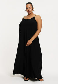 Langes Spaghettikleid swing DOLCEDress swing long DOLCE - black - #2