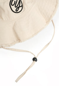 Bucket Hat mit YOEK-LogoBucket Hat Logo - ecru - #2