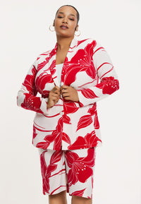 Blazer loose LILY - red - #1