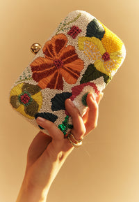Clutch beaded - multi - #2