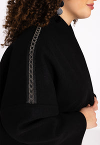 Coat with embellishments - black - #5