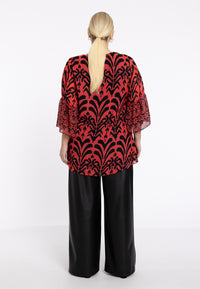 Tunic IKAT - red - #3
