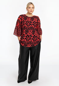 Tunic IKAT - red - #2
