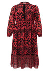 Dress IKAT - red - #5