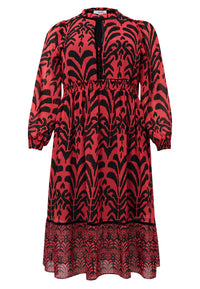 Dress IKAT - red - #5