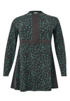 Tunic with zipper MOORLAND - green - #4