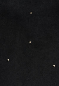 Jeans wide leg 5-pockets studs - black - #4
