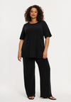 Tunic flare short sleeve LOUNGE - black - #2