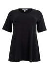 Tunic flare short sleeve LOUNGE - black - #4
