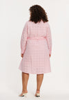 Blouse-dress BRODERIE STRIPES - pink - #3