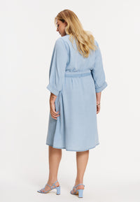 Blouse-dress INDIGO LYOCELL - indigo - #3