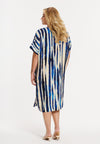 Kaftan straight RIPPLES - blue - #3