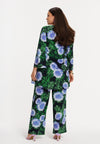 Tunic wide bottom FULL BLOSSOM - blue - #3