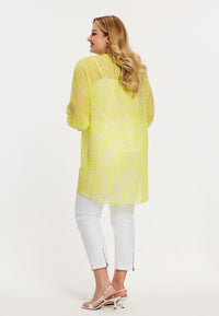 Tunic strings VICHY - yellow - #3