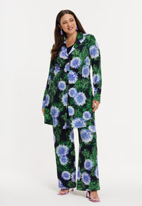 Trousers FULL BLOSSOM - blue - #1