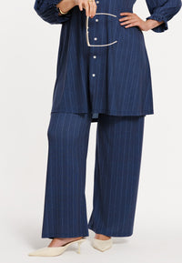 Trousers PINSTRIPE - blue - #1