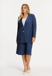 Bermuda PINSTRIPE - blue - #2