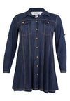 Blouse DENIM DOLCE - blue - #5