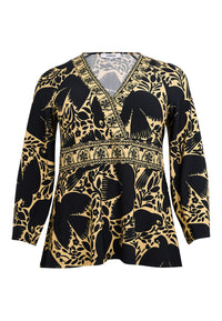 Tunic wrap PARADISE - yellow - #4