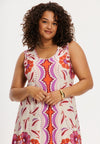 Dress sleeveless FLAMINGO - orange - #2