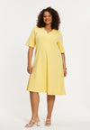 Dress POPCORN - yellow