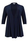 Cardigan pleated 3/4 sleeve UNI DOLCE - blue - #1