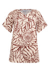 Tunic relaxed BLOOMPOPPY - dark red - #3