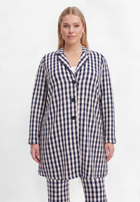 Blazer relaxed CHECKY - blue - #1