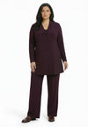 Blazer long UNI DOLCE - dark purple - #2