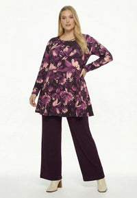 Tunic wide bottom CICLAMY - purple - #2