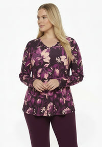 Tunic flare CICLAMY - purple - #1