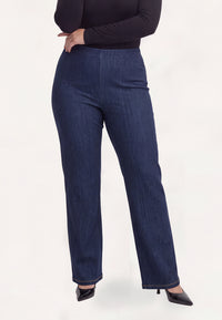 Trousers straight DENIM DOLCE - indigo - #1