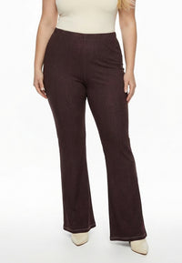 Hose bootleg DENIM DOLCE BROWN - #3