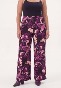 Trousers loose CICLAMY - purple - #2