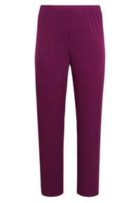 Trousers loose UNI DOLCE plissé - purple - #3