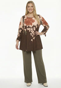 Trousers straight UNI DOLCE - light green - #3