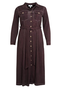 Midikleid DENIM DOLCE BROWN - #3