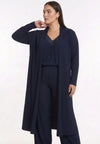 Cardigan extra long UNI DOLCE PLISSÉ - blue - #2