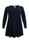 Tunic wide bottom strass UNI DOLCE - blue - #3