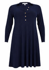 Dress midi UNI DOLCE - blue - #1