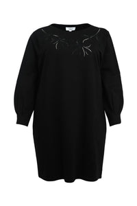 Dress MOONFLEECE - black - #1
