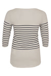 Shirt flare heart print - white - #3