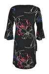 Dress asymm frill LAUREN - black - #3