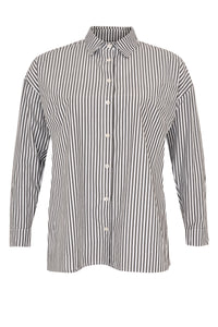 Blouse big stripe - black - #4