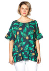 Blouse ruffled PINEAPPLE - blue - #2