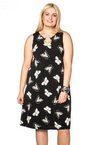 Dress ring neck FARFALLE - black - #2