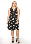 Dress ring neck FARFALLE - black - #1